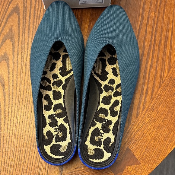 NEW Rothy's Deep Emerald Almond Demi Flat Mule - Picture 3 of 7